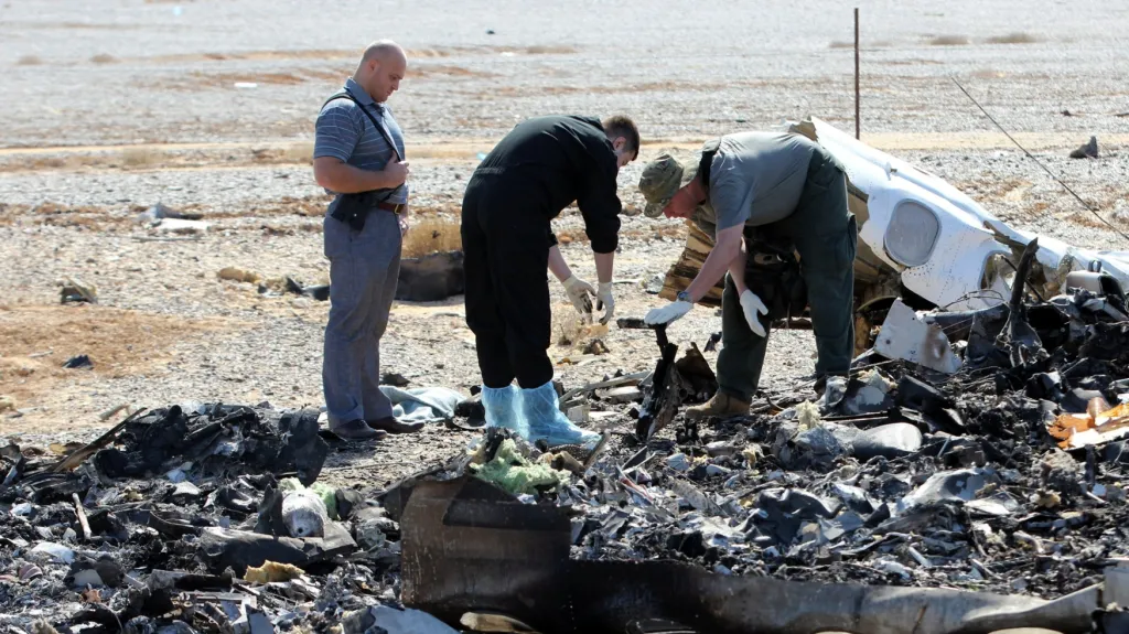 Pád ruského airbusu v Egyptě