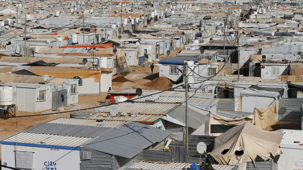 Jordánský tábor Zátarí leží nedaleko syrských hranic