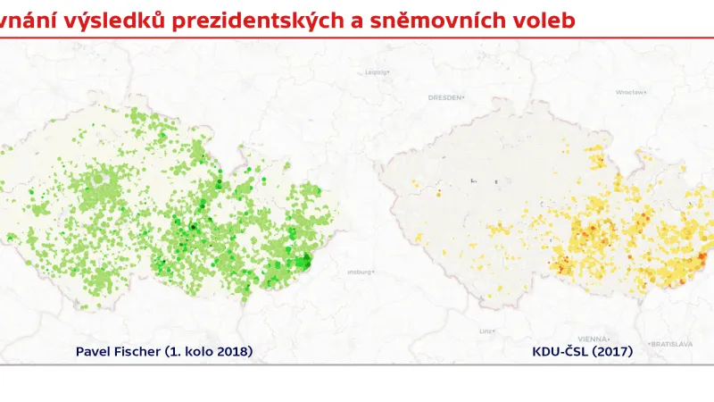 Srovnání výsledků prezidentských a sněmovních voleb