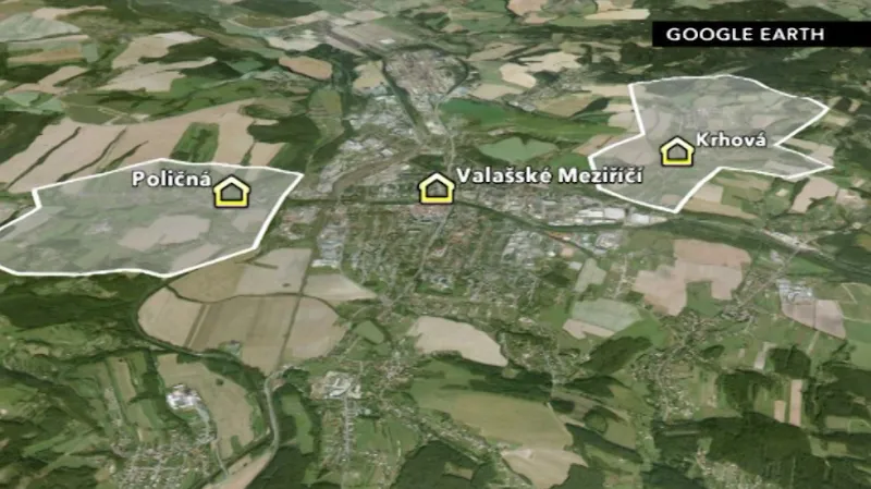 Poličná a Krhová se odtrhly od Valašského Meziříčí