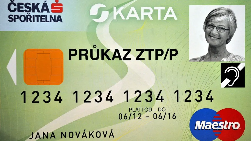 Vzor karty pro vyplácení sociálních dávek