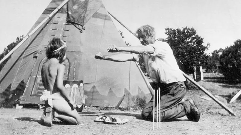 E.T. Seton - indiánské týpí