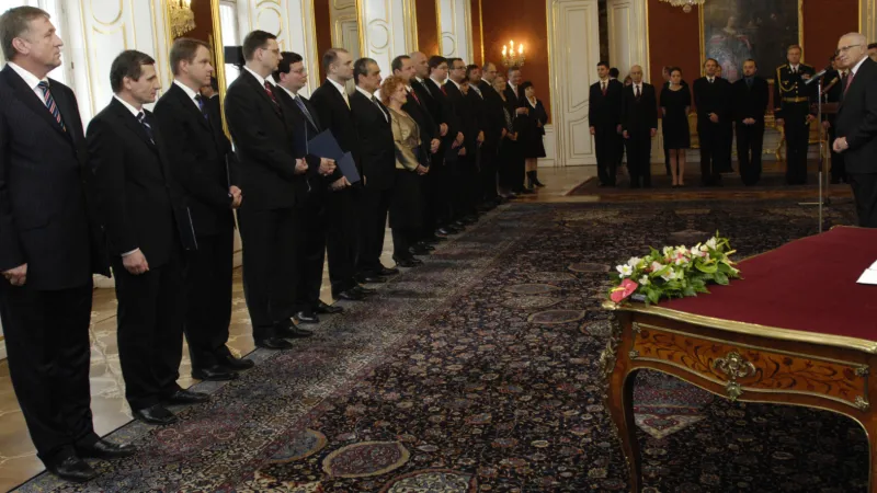 Jmenování druhé vlády Mirka Topolánka (9. 1. 2007)