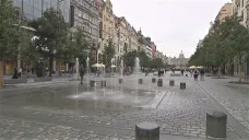 Václavské náměstí po opravě spodní části