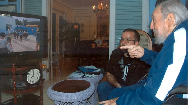 Fidel Castro s Randym Perdomou Garcíou