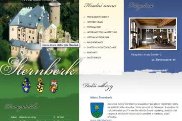 Hrad Šternberk vsadil na internet