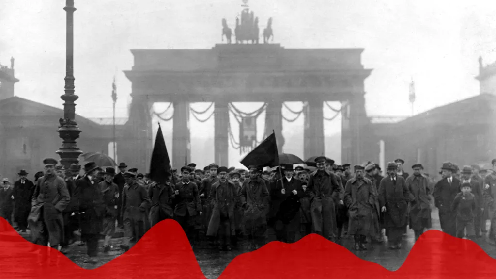 Spartakovská demonstrace v Berlíně