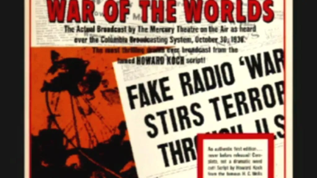 Válka světů - první celosvětově známá mystifikace v médiích