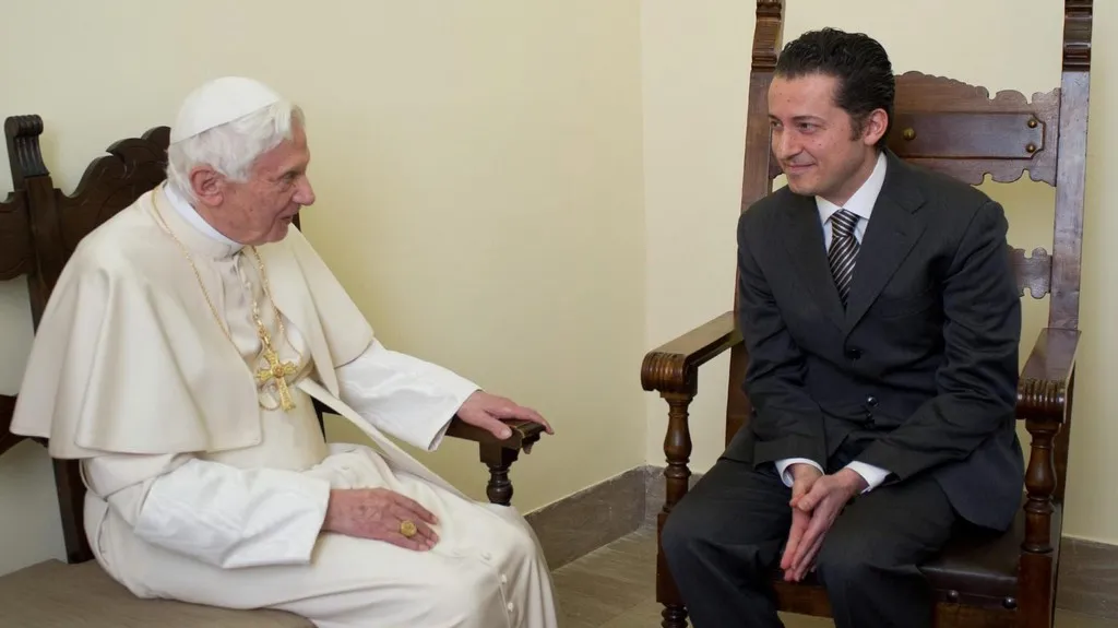 Papež Benedikt XVI. a Paolo Gabriele