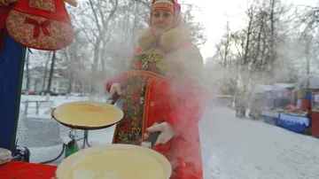 Palačinkové oslavy v Rusku