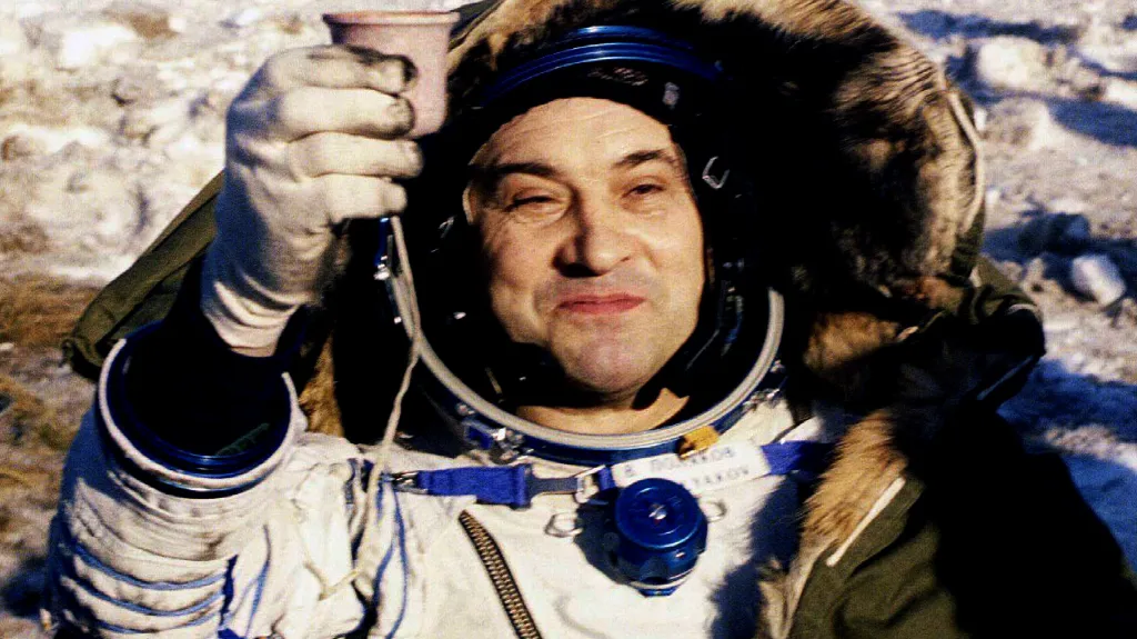Valerij Poljakov po návratu na Zemi roku 1995