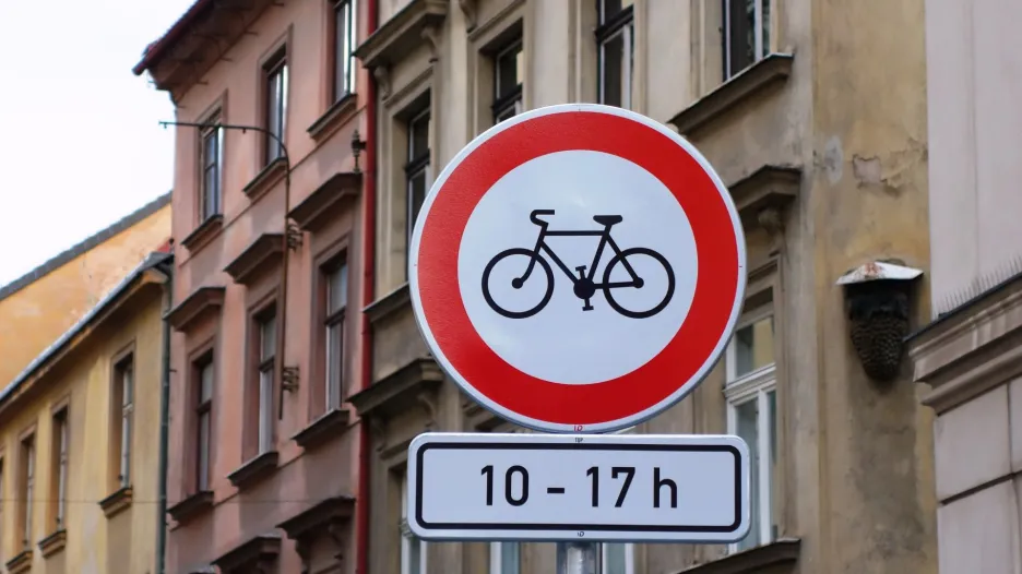 Zákaz vjezdu cyklistů