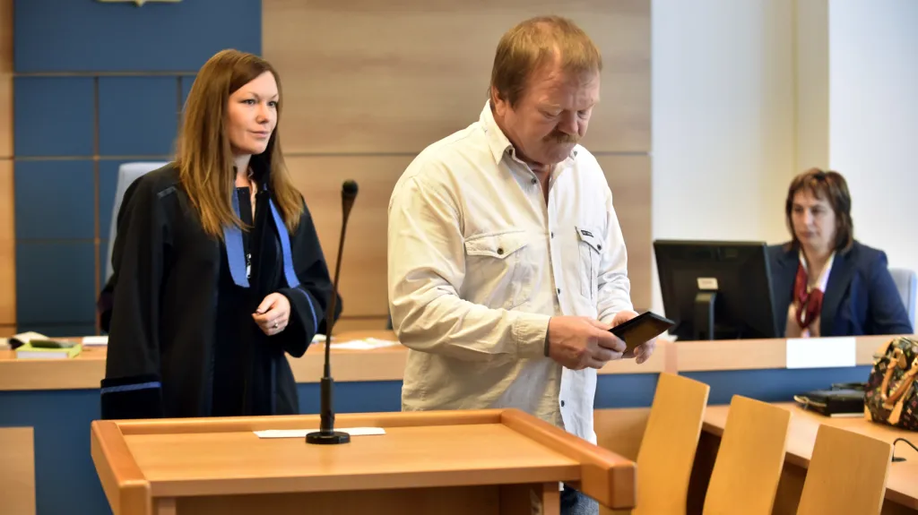 Řidič Vlastimil Zeman u zlínského soudu