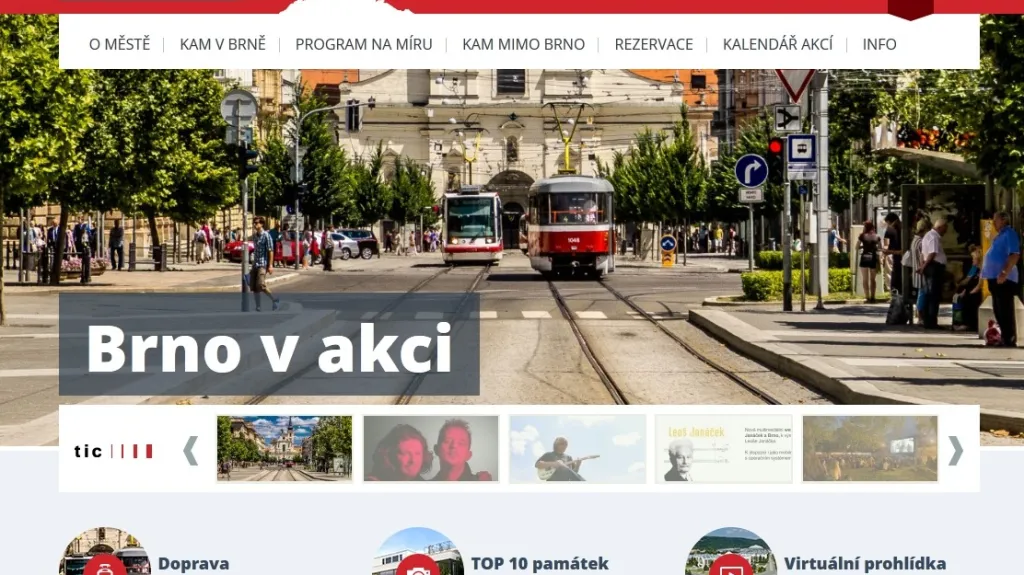 Turistický portál Go to Brno