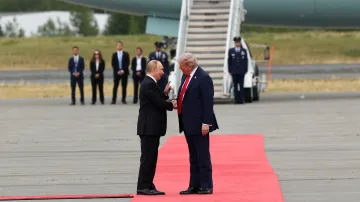 Donald Trump a Vladimir Putin