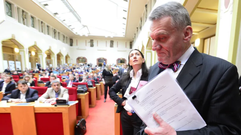 Bohuslav Svoboda (ODS) a Aleksandra Udženija (ODS)