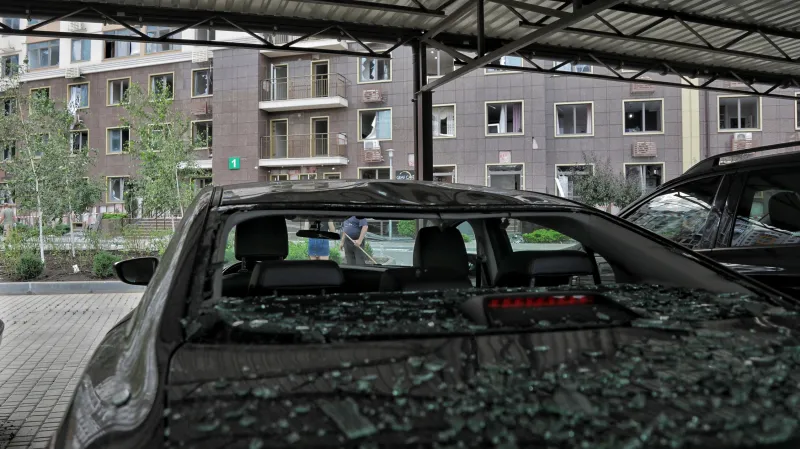 Následky ruského útoku v Oděse