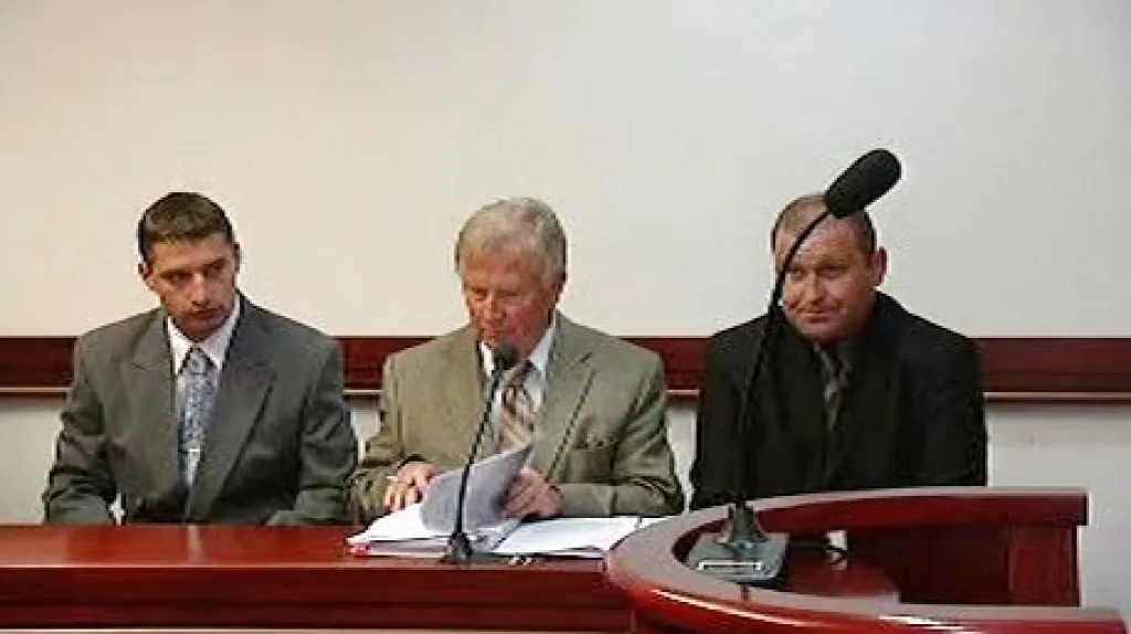 Michal Jehurnov a Jakub Kunčar u soudu
