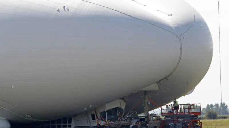 Havarovaný Airlander 10