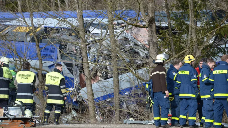 Vyšetřování nehody u bavorského Rosenheimu