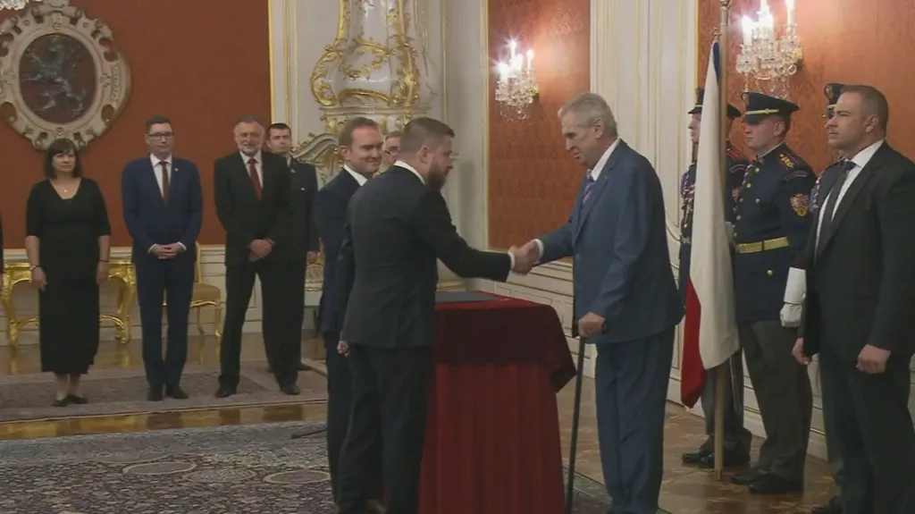 Prezident Miloš Zeman jmenuje nové členy bankovní rady ČNB