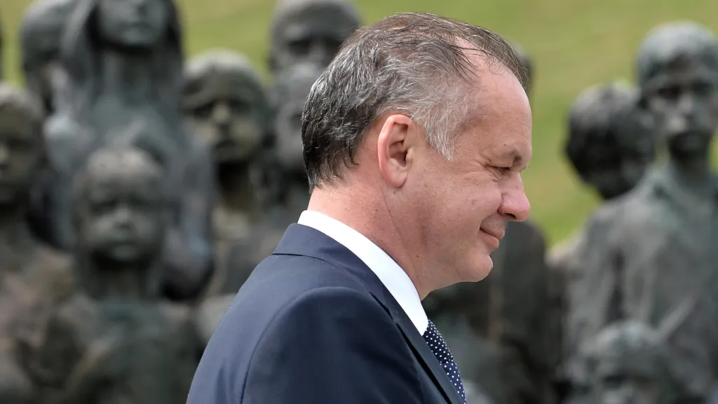 Prezident Andrej Kiska v Lidicích