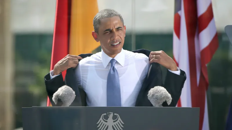 Obama zvolil "mezi přáteli" neformální oblečení