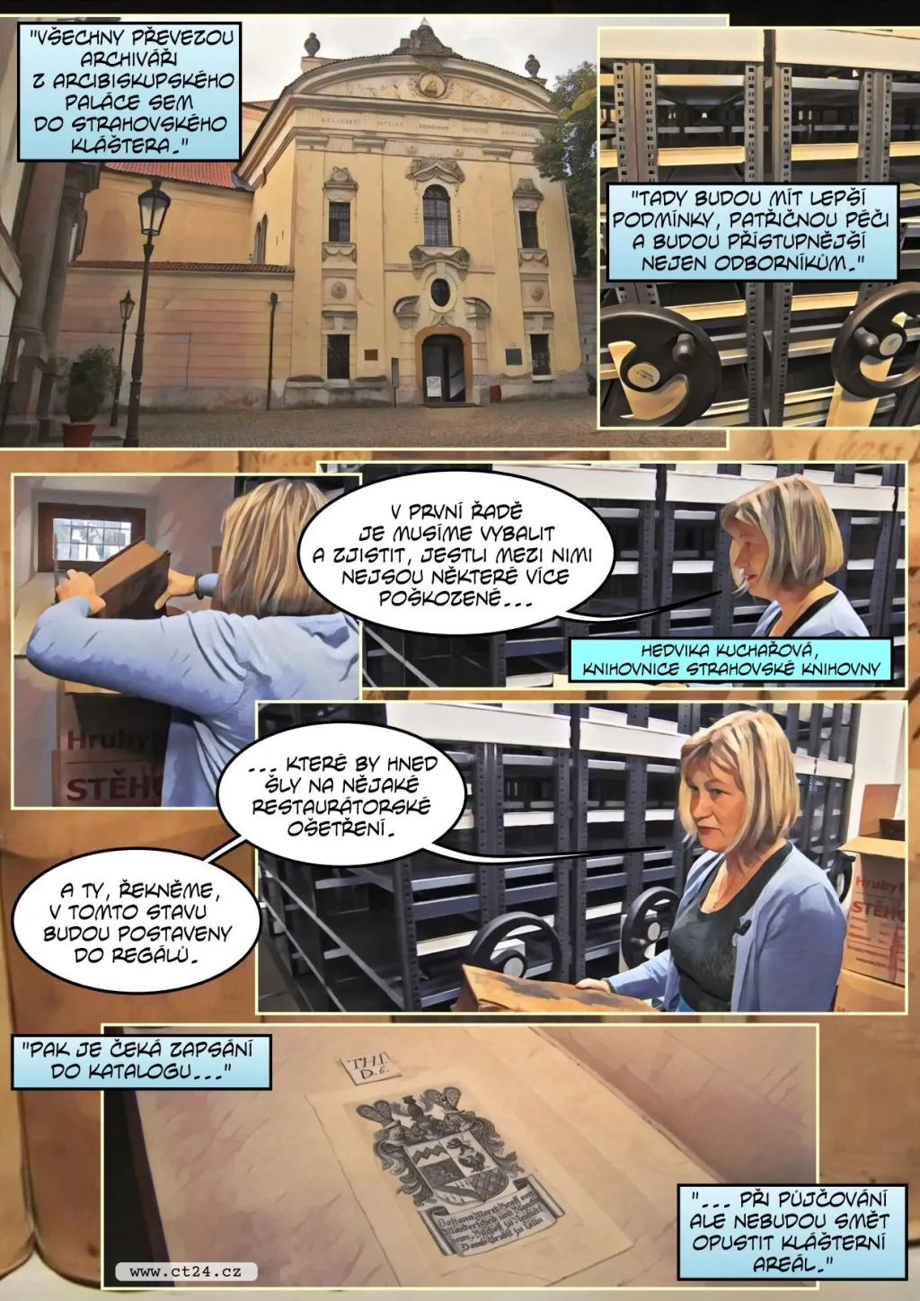 Historických svazky se stěhují