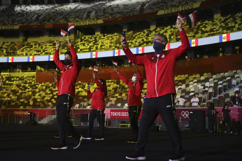 Slavnostní zahájení letních olympijských her v Tokiu