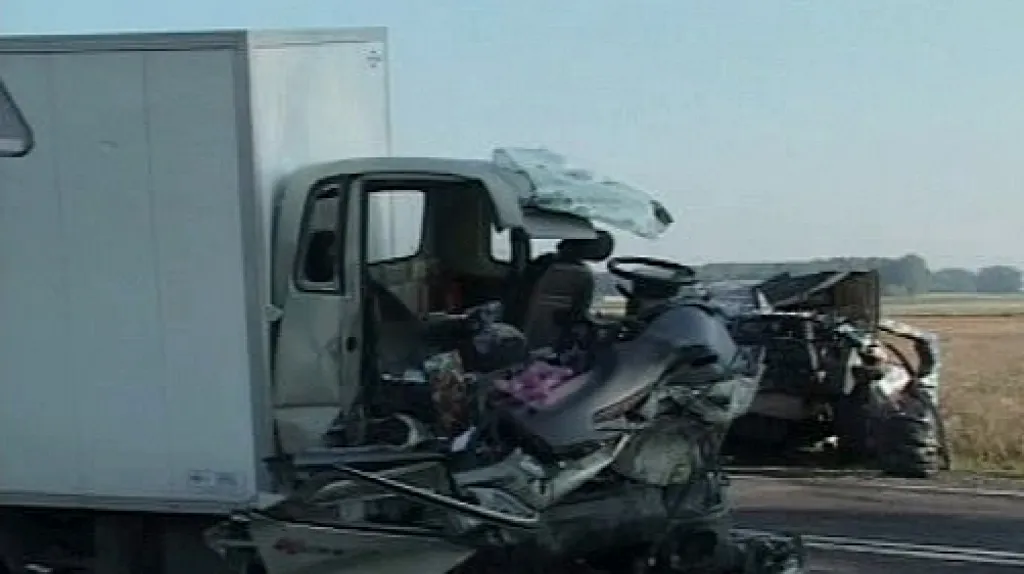 Nehoda na polské silnici