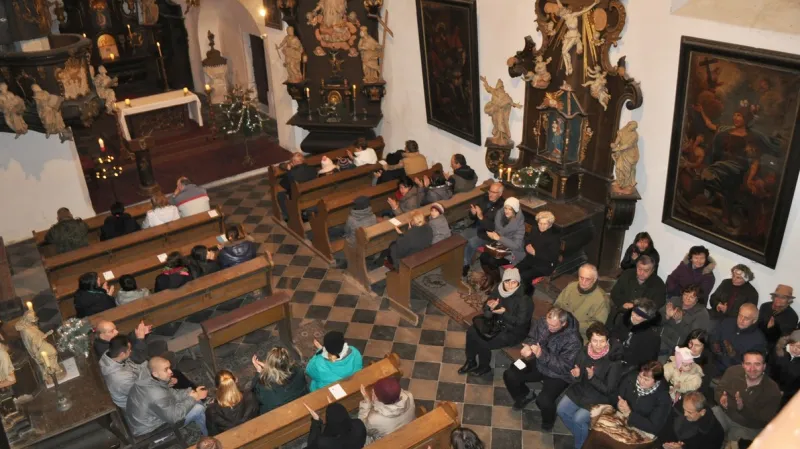 Vánoční koncert v kostele sv. Kateřiny  v obci Obora