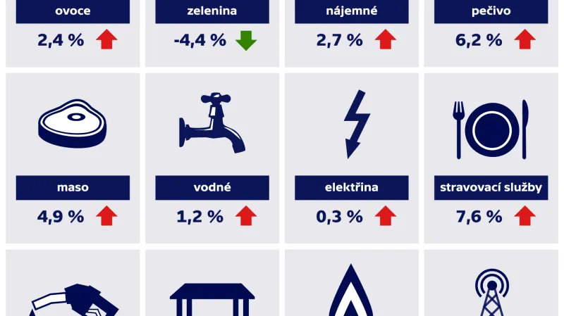 Meziroční změny v cenách komodit v září 2017