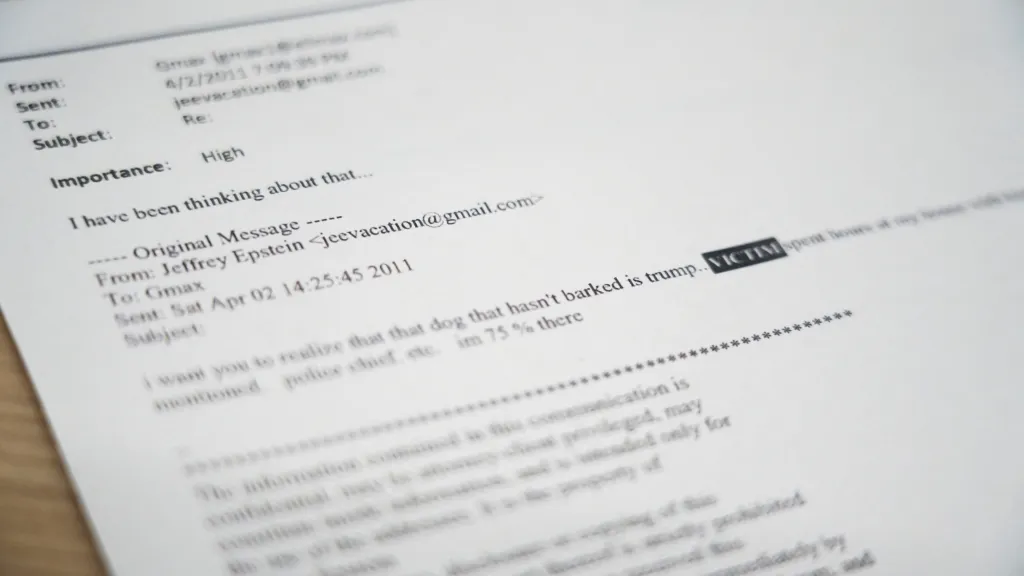 Jeden z nově zveřejněných e-mailů od zesnulého finančníka a sexuálního delikventa Jeffreyho Epsteina