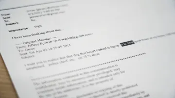 Jeden z nově zveřejněných e-mailů od zesnulého finančníka a sexuálního delikventa Jeffreyho Epsteina