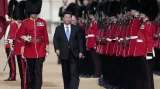 Uvítání čínského prezidenta v Británii