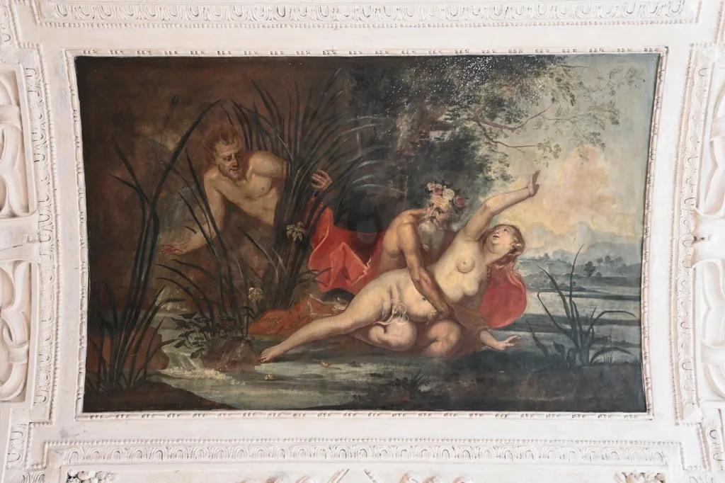 Na zámku Holešov zahájili výstavu nástropních maleb