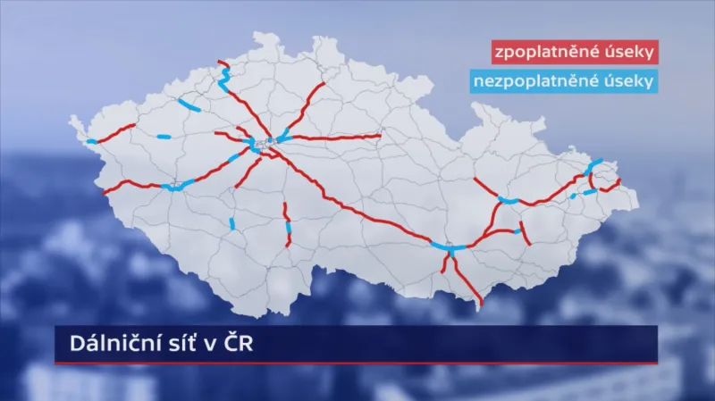 Které úseky dálnic jsou zpoplatněné a které ne