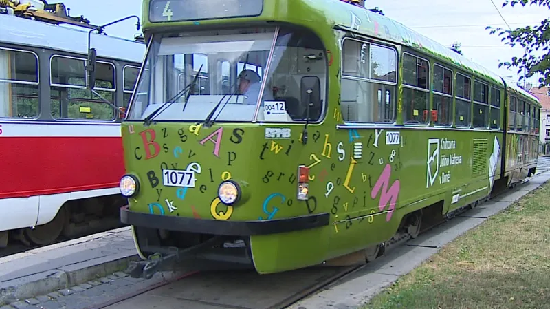 Tramvaj čtenářů brněnské knihovny