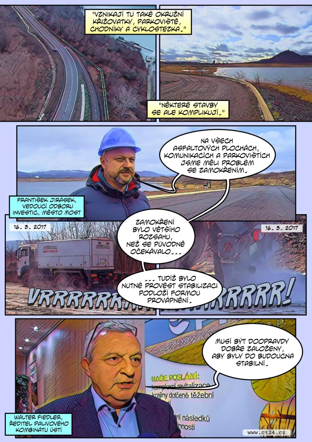 Komplikace otevření jezera Most