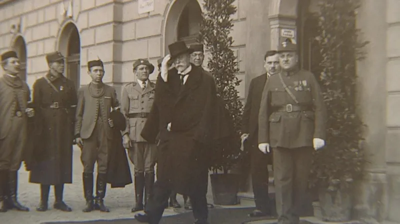 T. G. Masaryk ve Vršovickém zámečku