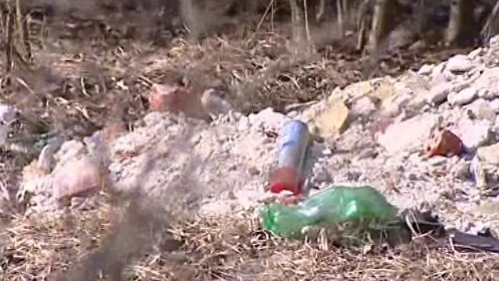 Odpadky v Moravském Krase