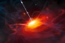 Vědci našli nejjasnější objekt v kosmu. Kvasar pohání černá díra, která pohltí jednu hvězdu denně