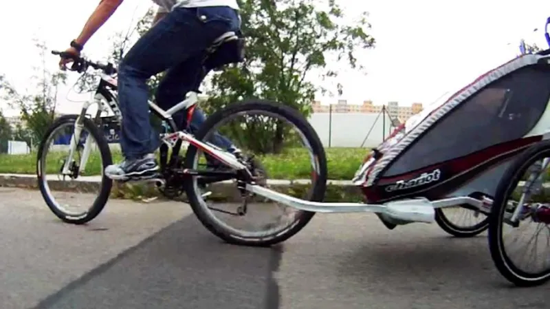 Vozík za kolo pro děti