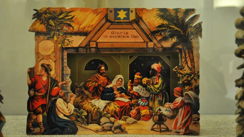 Z výstavy betlémů v Lounech