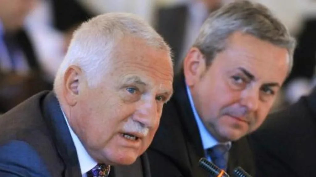 Václav Klaus na konferenci