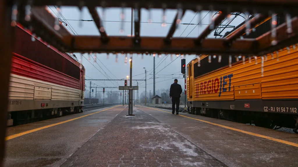 Mráz ochromil nádraží v Mohelnici