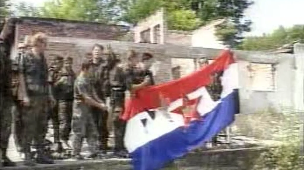 Chorvatští vojáci bojující za nezávislost