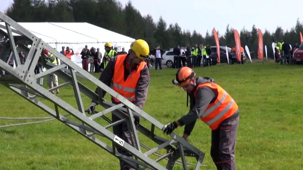 Cvičení energetiků v Krušných horách
