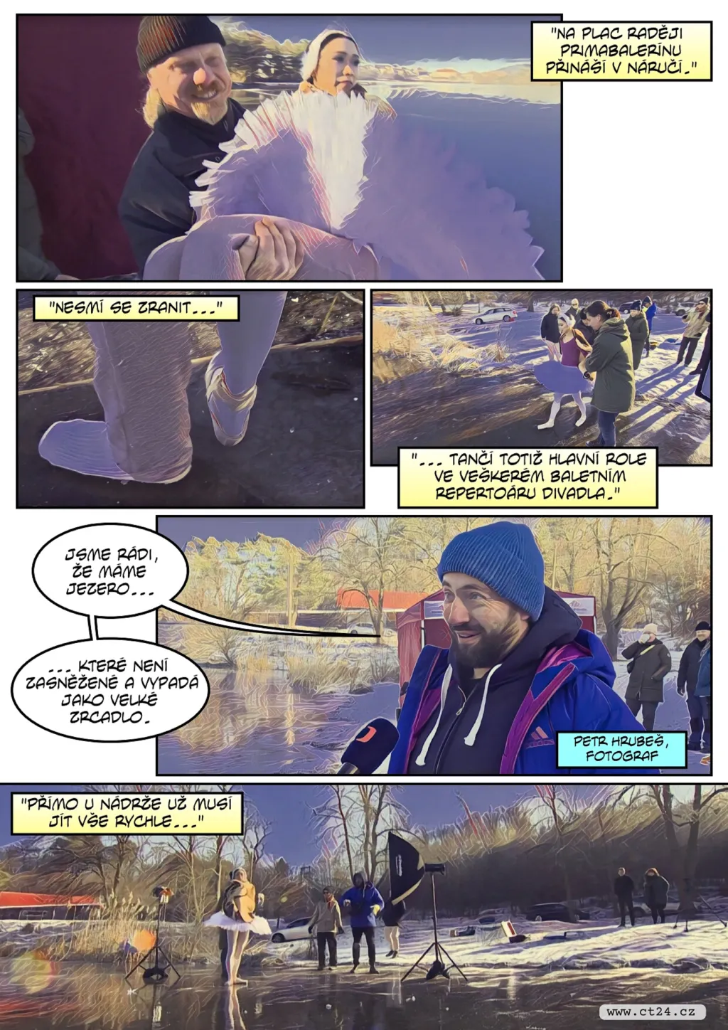 Moravské divadlo v Olomouci pořídilo snímky k letošní premiéře Labutího jezera