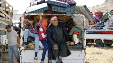Syrští uprchlíci se vracejí z Libanonu domů